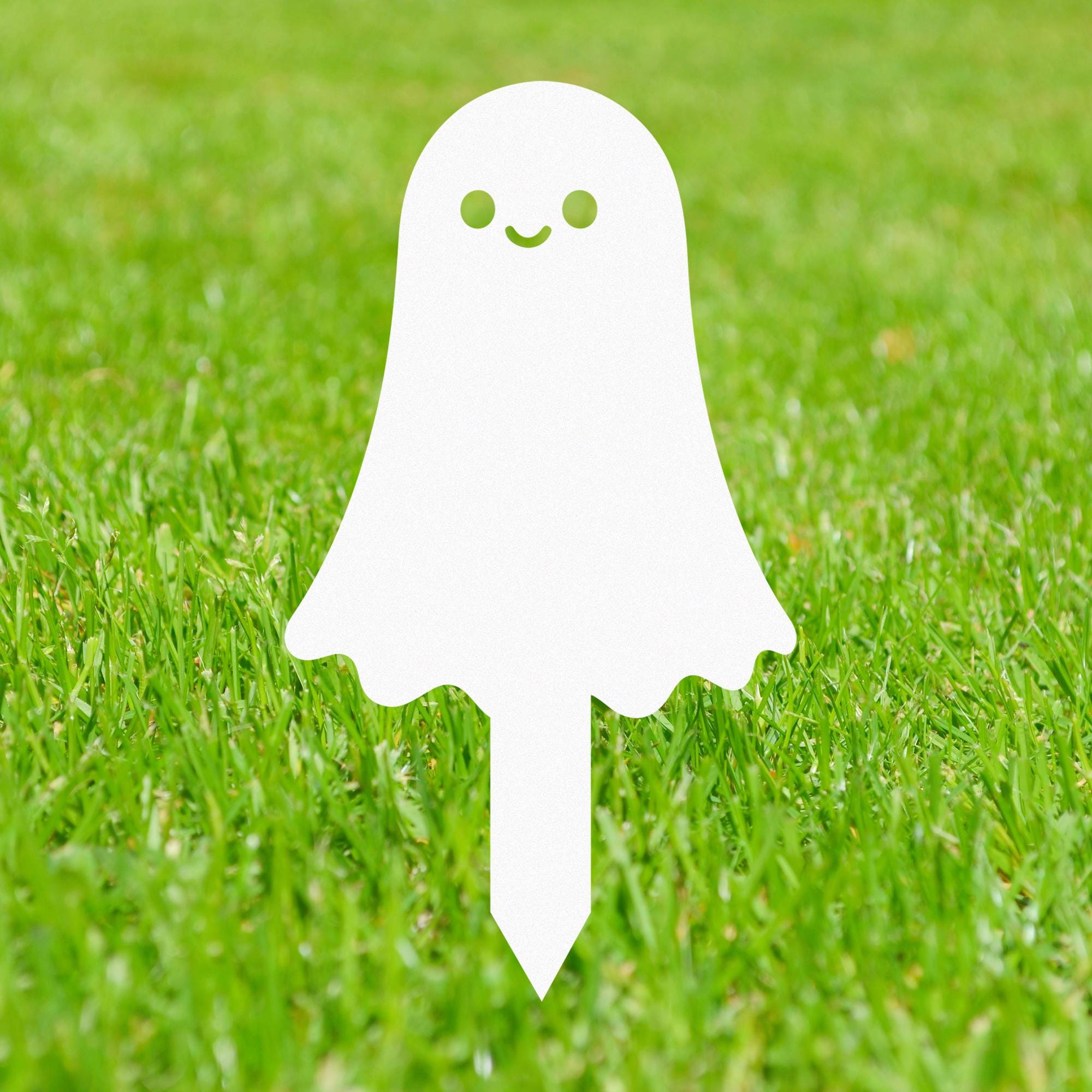 Metal Halloween Garden Stake,Pumpkin Ghost Cat Sign,Halloween Yard Decor,Halloween Gift,Funny Outdoor Decor,Lawn Sign,Trick Or Treat Decor